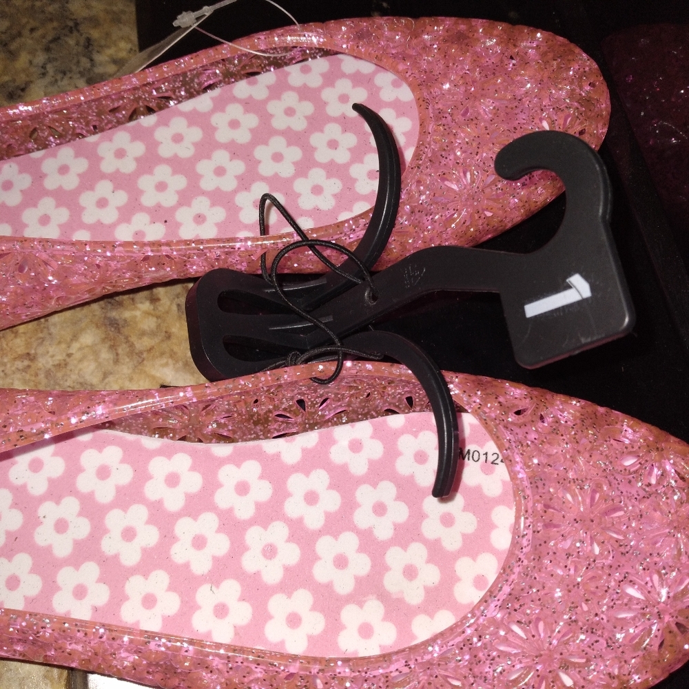 PINK JELLY SHOES